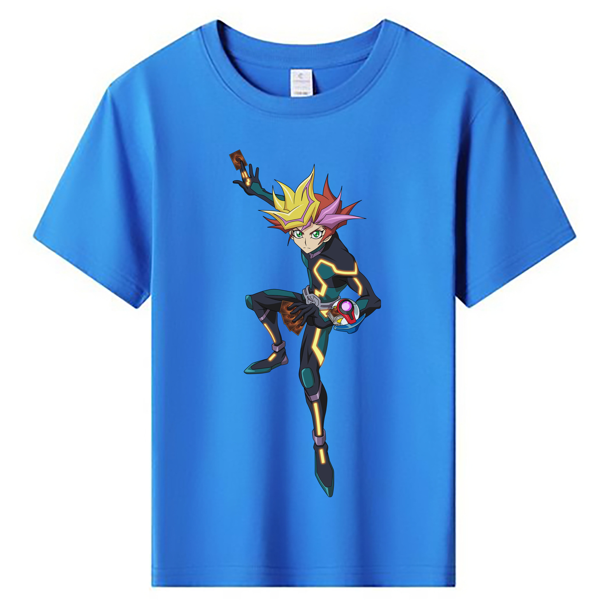 （画像用） 遊☆戯☆王 Yu-Gi-Oh! 綿100％キッズTシャツ（フロントプリント）